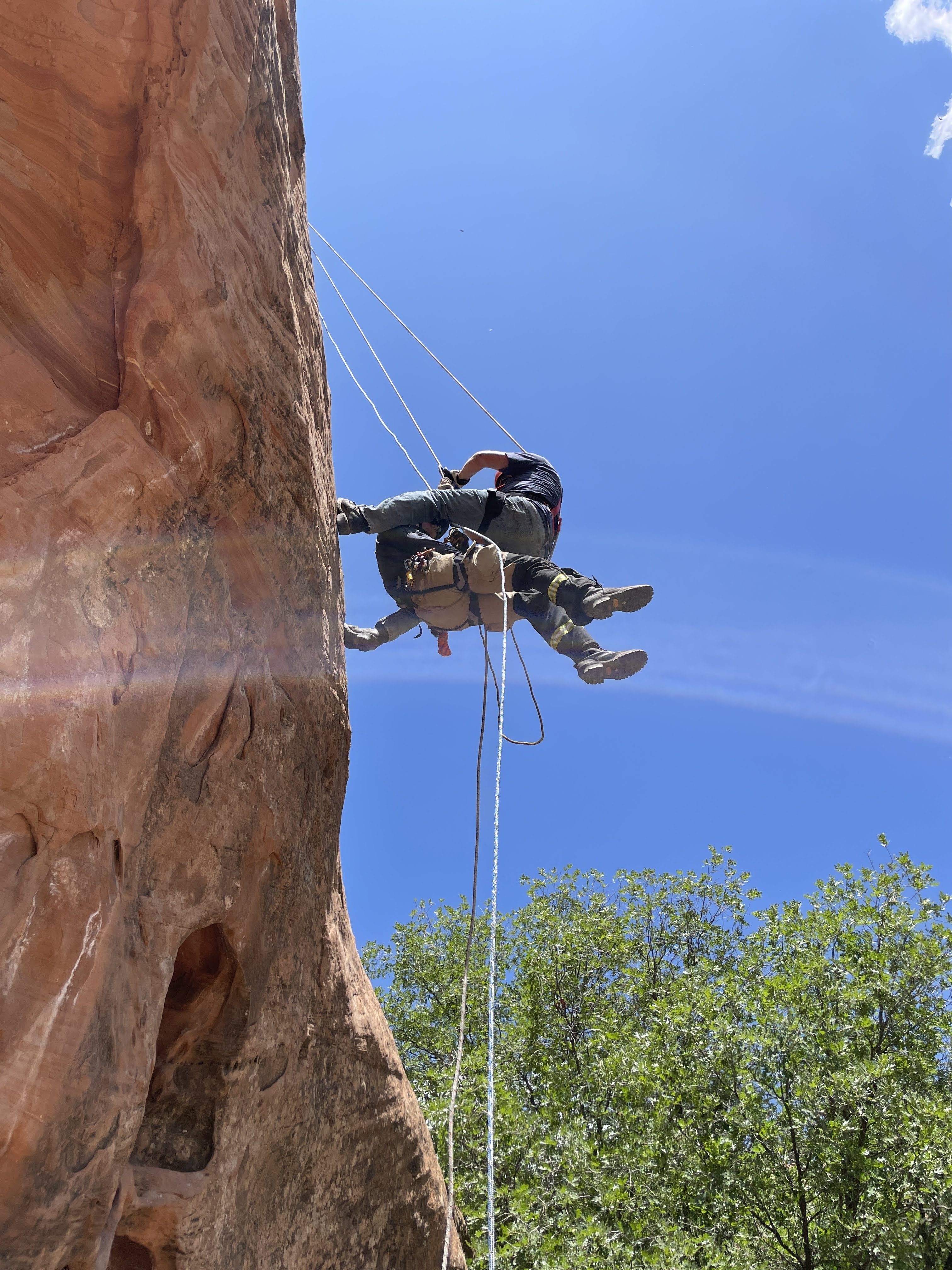 Technical rope rescue operations