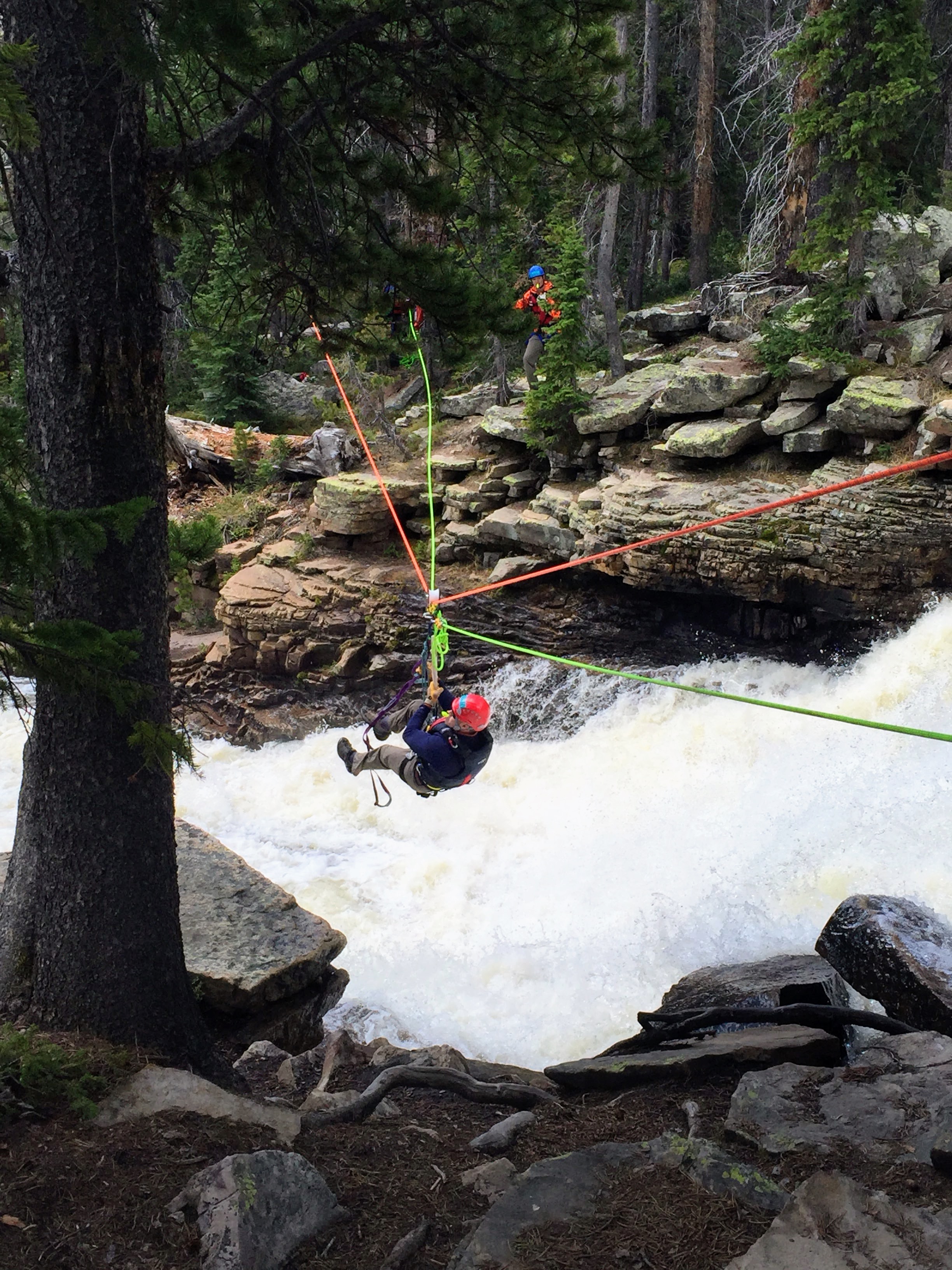 Josh Hicken - Swiftwater Rescue Over Waterfall